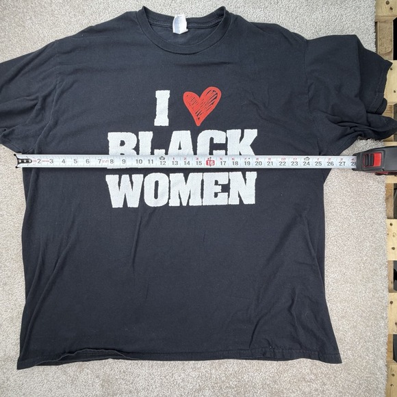 I Love Black Women - T-Shirt Black 3 XL - Picture 5 of 6